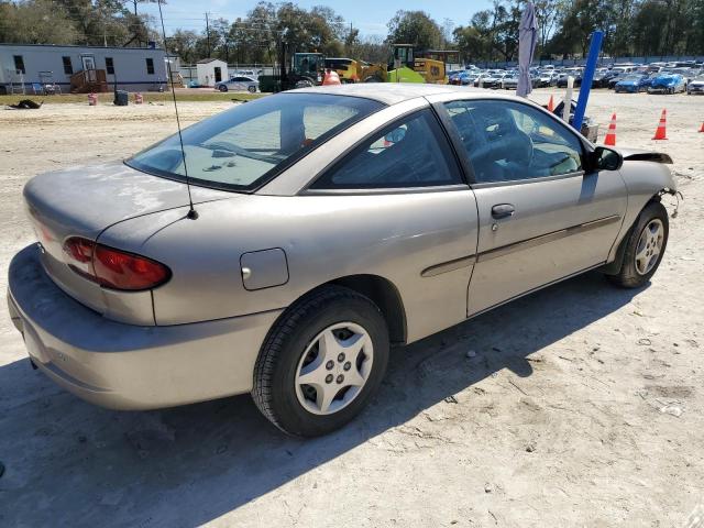 1G1JC124127235642 - 2002 CHEVROLET CAVALIER TAN photo 3