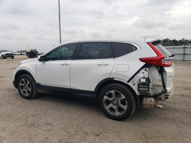 5J6RW2H56KA016227 - 2019 HONDA CR-V EX WHITE photo 2