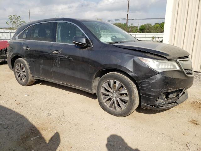 5FRYD3H41EB018496 - 2014 ACURA MDX TECHNOLOGY GRAY photo 4