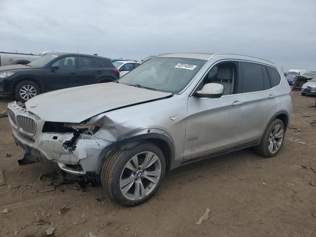 5UXWX7C52BL734872 - 2011 BMW X3 XDRIVE35I SILVER photo 1