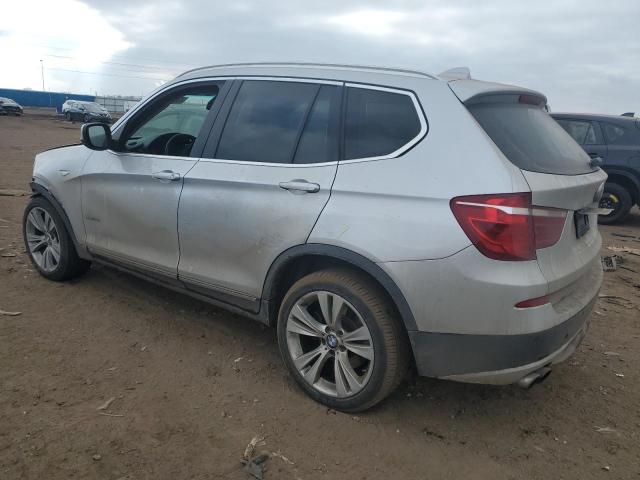 5UXWX7C52BL734872 - 2011 BMW X3 XDRIVE35I SILVER photo 2