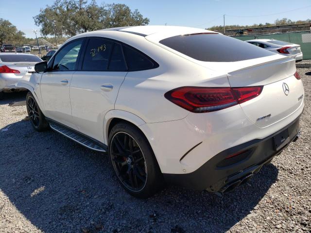 4JGFD8KB2MA372916 - 2021 MERCEDES-BENZ GLE COUPE 63 S 4MATIC AMG WHITE photo 2