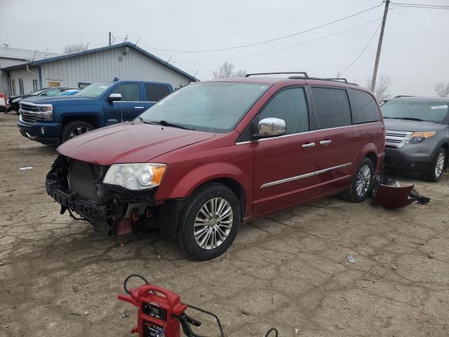 2C4RC1CG0DR614636 - 2013 CHRYSLER TOWN & COU TOURING L RED photo 1