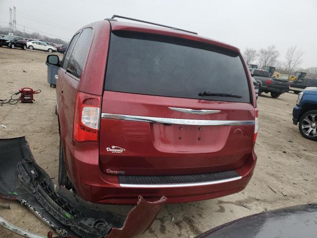 2C4RC1CG0DR614636 - 2013 CHRYSLER TOWN & COU TOURING L RED photo 6
