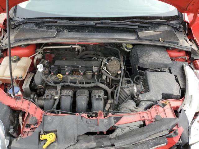 1FADP3F27EL450859 - 2014 FORD FOCUS SE RED photo 11