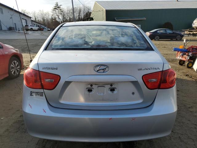 KMHDU46D37U092663 - 2007 HYUNDAI ELANTRA GLS SILVER photo 6