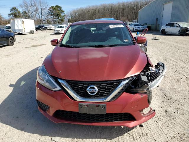 3N1AB7AP0GY256256 - 2016 NISSAN SENTRA S RED photo 5