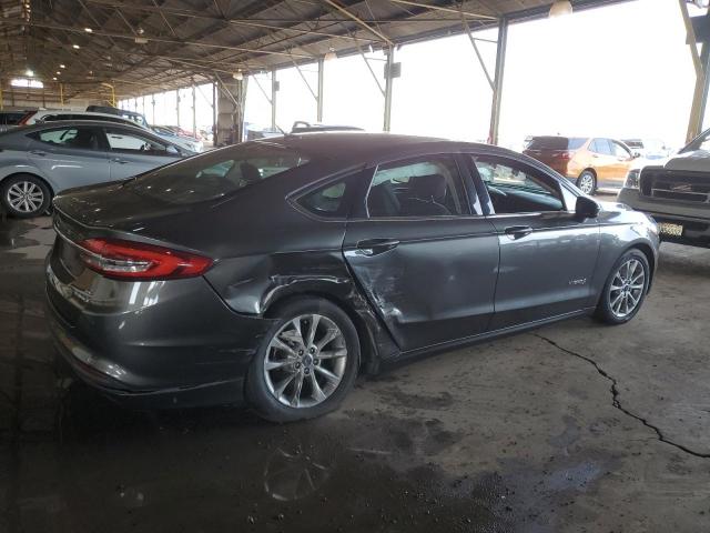 3FA6P0LU4HR295240 - 2017 FORD FUSION SE HYBRID CHARCOAL photo 3