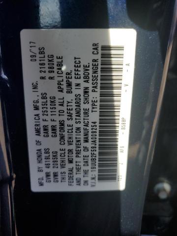 19UUB2F59JA009254 - 2018 ACURA TLX TECH BLUE photo 12