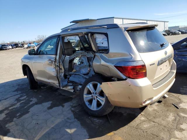 JTEES43A882001193 - 2008 TOYOTA HIGHLANDER SPORT BEIGE photo 2