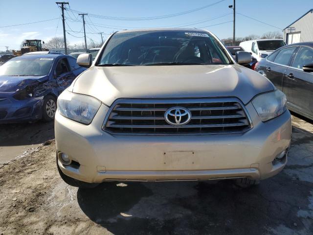 JTEES43A882001193 - 2008 TOYOTA HIGHLANDER SPORT BEIGE photo 5