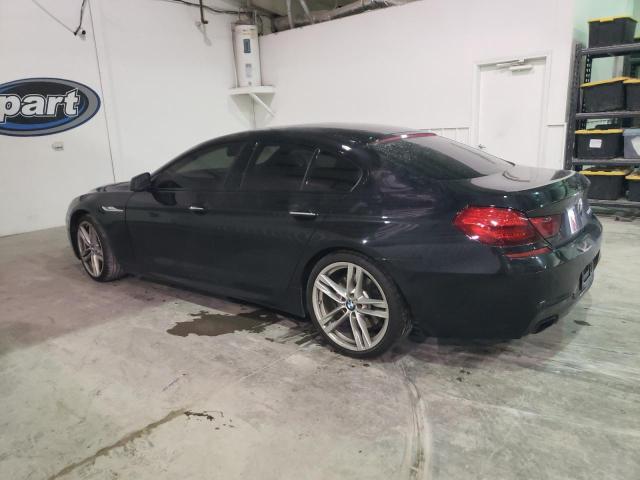 WBA6B2C52FGB99141 - 2015 BMW 650 I GRAN COUPE BLACK photo 2