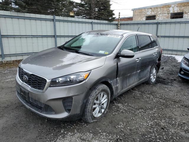 5XYPGDA38KG528537 - 2019 KIA SORENTO L SILVER photo 1