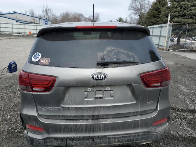 5XYPGDA38KG528537 - 2019 KIA SORENTO L SILVER photo 6