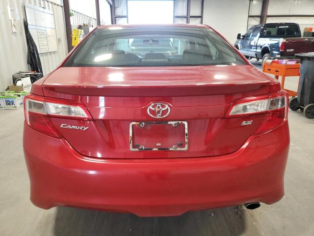 4T1BF1FK6DU689977 - 2013 TOYOTA CAMRY L RED photo 6