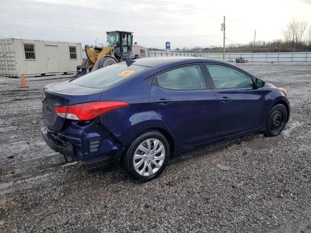 5NPDH4AE5BH030113 - 2011 HYUNDAI ELANTRA GLS BLUE photo 3