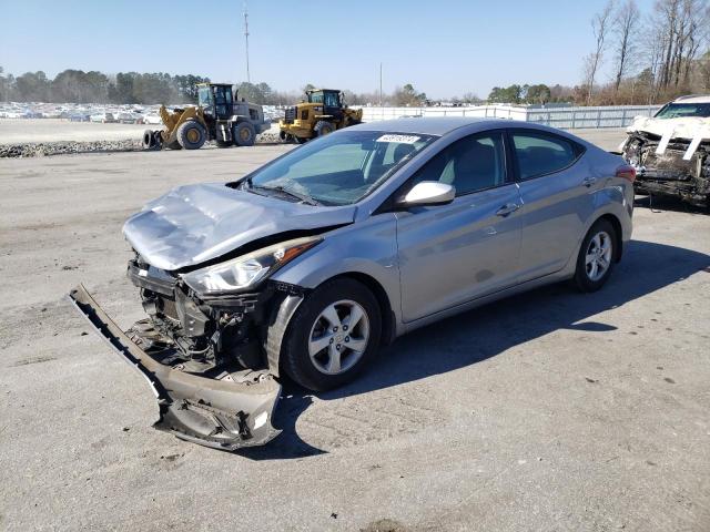 5NPDH4AEXFH585287 - 2015 HYUNDAI ELANTRA SE SILVER photo 1