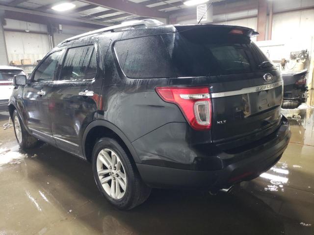 1FM5K8D88DGA26739 - 2013 FORD EXPLORER XLT BLACK photo 2