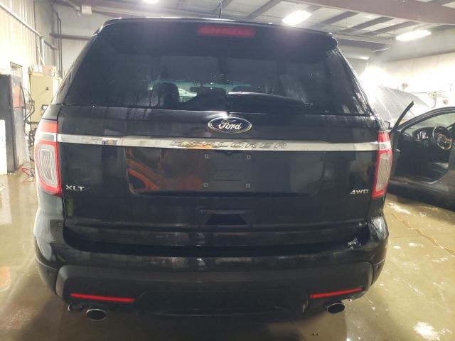 1FM5K8D88DGA26739 - 2013 FORD EXPLORER XLT BLACK photo 6