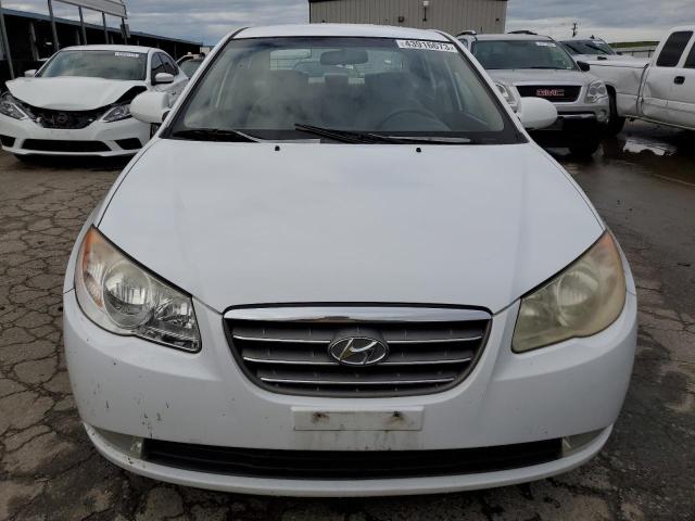 KMHDU46D28U370311 - 2008 HYUNDAI ELANTRA GLS WHITE photo 5