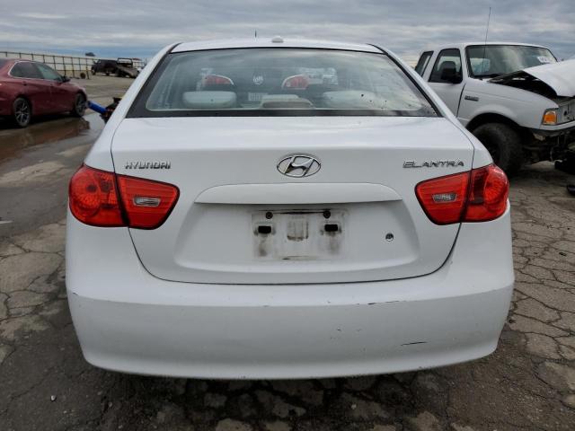 KMHDU46D28U370311 - 2008 HYUNDAI ELANTRA GLS WHITE photo 6