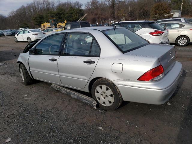 JA3AJ26E62U034230 - 2002 MITSUBISHI LANCER ES SILVER photo 2