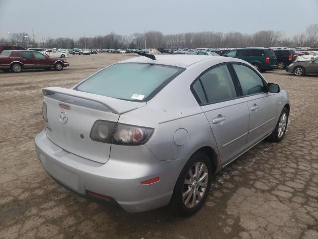 JM1BK12F671668612 - 2007 MAZDA 3 I SILVER photo 4