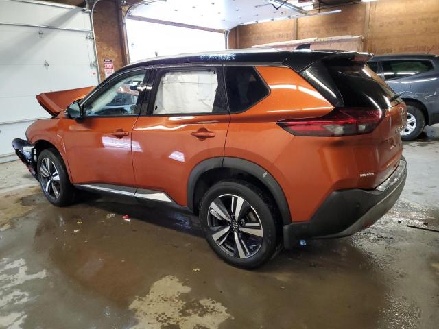 JN8AT3CB2MW219687 - 2021 NISSAN ROGUE SL ORANGE photo 2