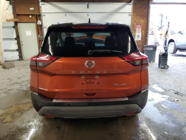 JN8AT3CB2MW219687 - 2021 NISSAN ROGUE SL ORANGE photo 6