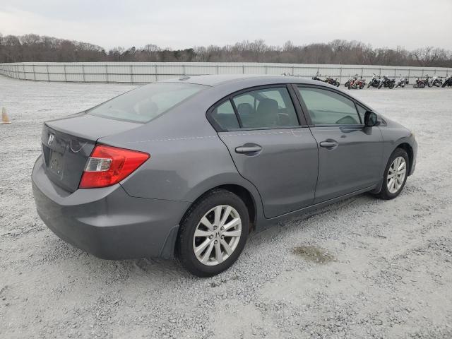 19XFB2F80CE029524 - 2012 HONDA CIVIC EX GRAY photo 3