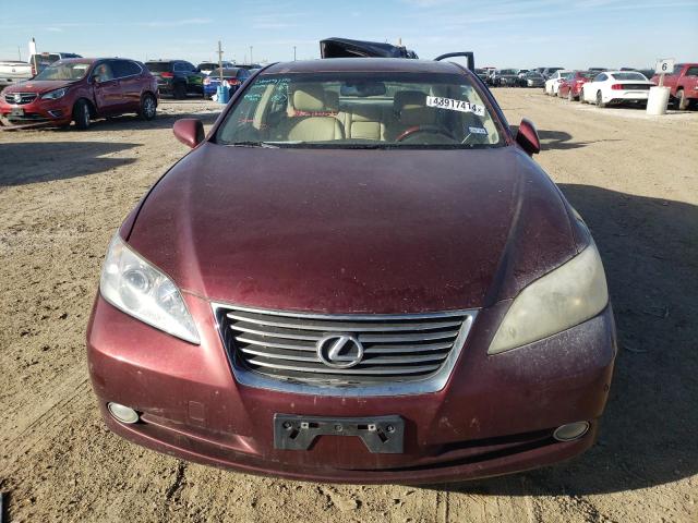 JTHBJ46G082266246 - 2008 LEXUS ES 350 MAROON photo 5