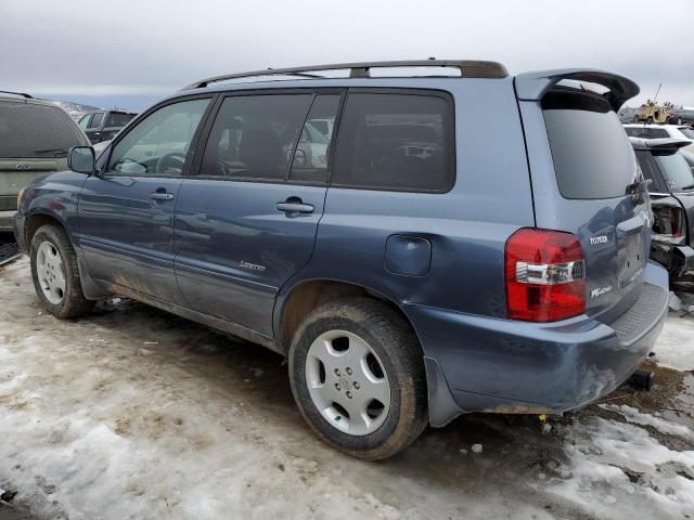 JTEEP21A770199929 - 2007 TOYOTA HIGHLANDER SPORT BLUE photo 2