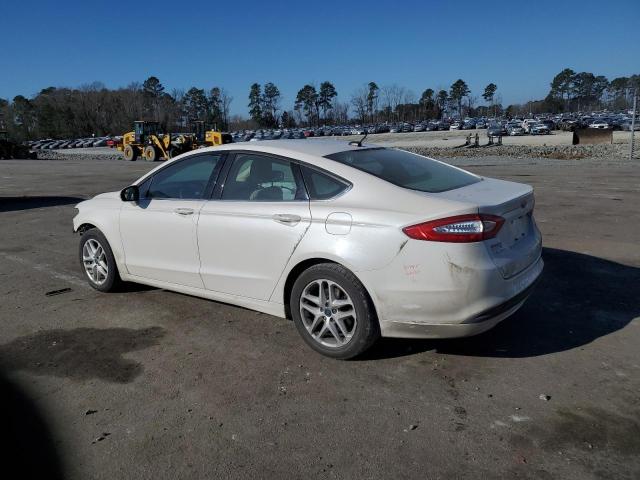 3FA6P0H74ER253181 - 2014 FORD FUSION SE WHITE photo 2