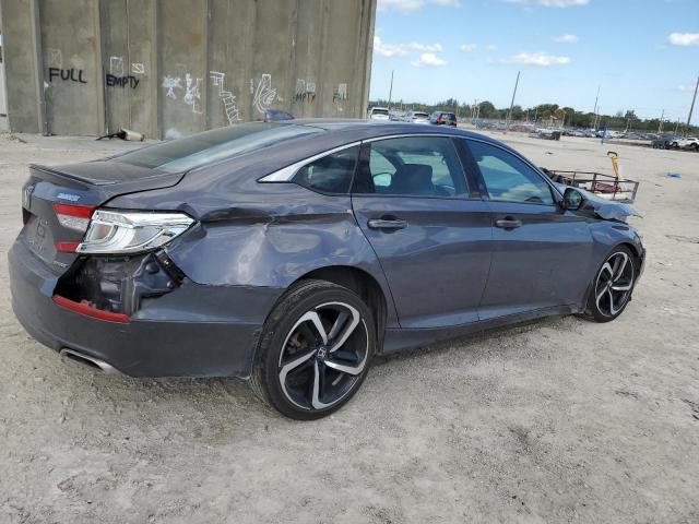 1HGCV1F30LA015118 - 2020 HONDA ACCORD SPORT GRAY photo 3