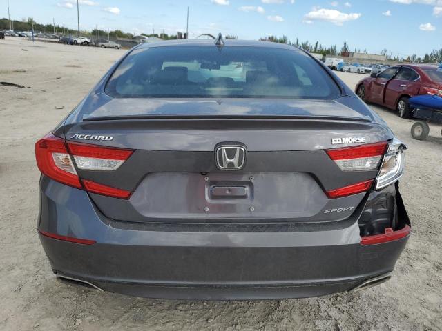 1HGCV1F30LA015118 - 2020 HONDA ACCORD SPORT GRAY photo 6