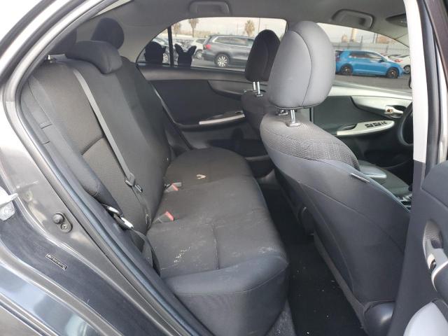 2T1BU4EE4BC571122 - 2011 TOYOTA COROLLA BASE CHARCOAL photo 10