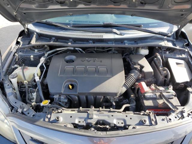 2T1BU4EE4BC571122 - 2011 TOYOTA COROLLA BASE CHARCOAL photo 11