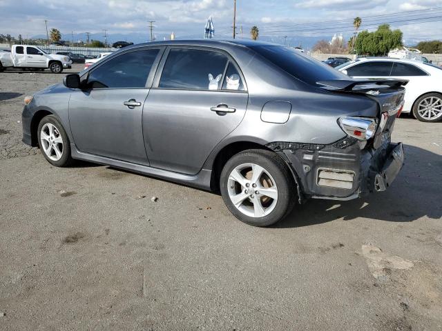 2T1BU4EE4BC571122 - 2011 TOYOTA COROLLA BASE CHARCOAL photo 2