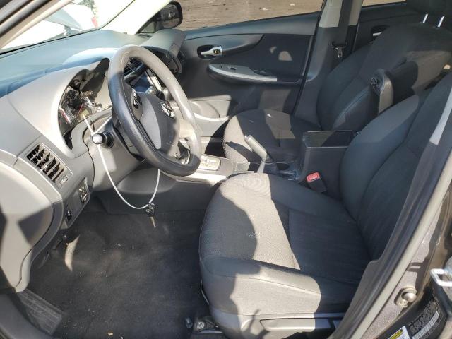 2T1BU4EE4BC571122 - 2011 TOYOTA COROLLA BASE CHARCOAL photo 7