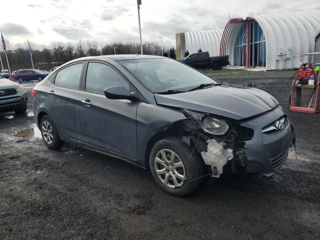 KMHCT4AE1DU417398 - 2013 HYUNDAI ACCENT GLS GRAY photo 4