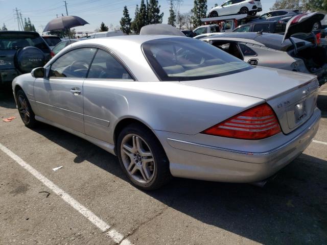 WDBPJ74J34A042135 - 2004 MERCEDES-BENZ CL 55 AMG SILVER photo 2