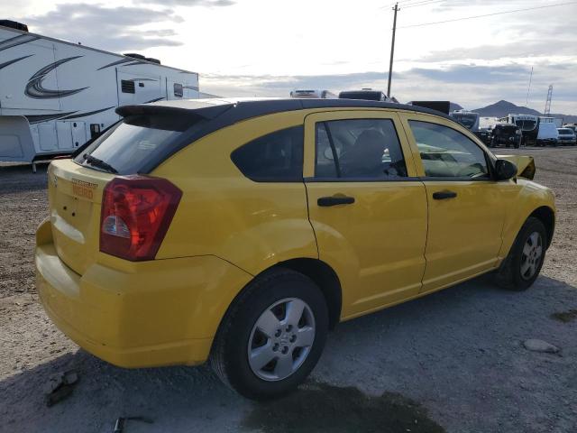 1B3HB28B77D532204 - 2007 DODGE CALIBER YELLOW photo 3