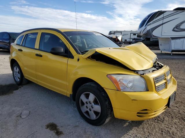 1B3HB28B77D532204 - 2007 DODGE CALIBER YELLOW photo 4