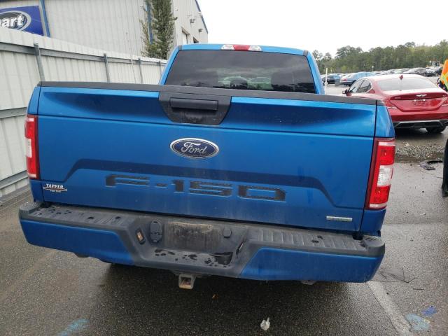 1FTEX1EP9KFA13262 - 2019 FORD F150 SUPER CAB BLUE photo 6