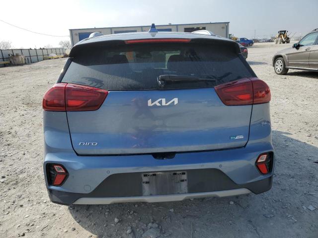 KNDCE3LC3N5495892 - 2022 KIA NIRO EX PREMIUM BLUE photo 6