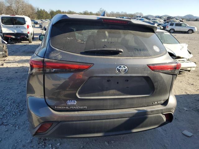 5TDBZRBH0LS005951 - 2020 TOYOTA HIGHLANDER L GRAY photo 6