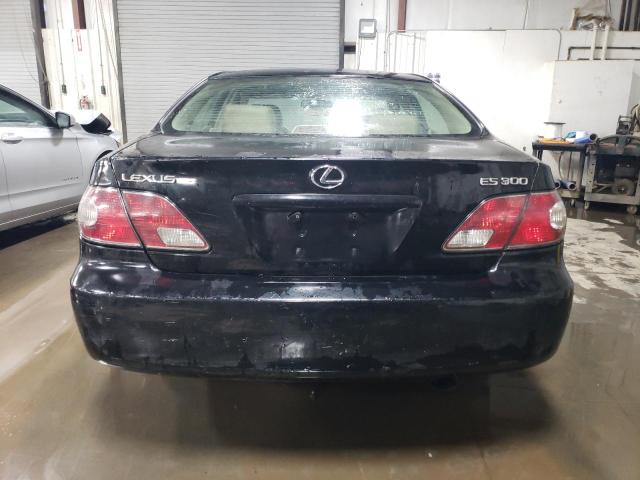 JTHBF30G130091434 - 2003 LEXUS ES 300 BLACK photo 6