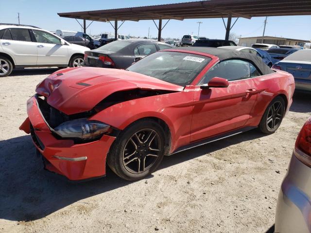 1FATP8UH8K5131454 - 2019 FORD MUSTANG RED photo 1