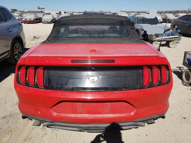 1FATP8UH8K5131454 - 2019 FORD MUSTANG RED photo 6