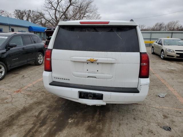 1GNSCHKC7LR247948 - 2020 CHEVROLET SUBURBAN C1500 LT WHITE photo 6